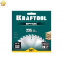 Диск пильный по дереву KRAFTOOL Optima 235x30 мм, 36T KRAFTOOL 36951-235-30