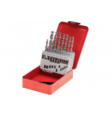 Набор сверл по металлу (19 шт; 1-10 мм; DIN 338 UTL 3000; HSSE-Co5) Ruko 229214