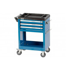 Профессиональная инструментальная тележка NORDBERG 3 полки, открытый отсек T4N