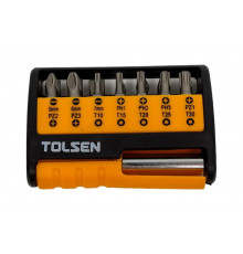 Набор вставок бит 1/4", PH, PZ, SL, Torx, 15 предметов TOLSEN TT20365