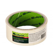 Малярная лента СИБРТЕХ 36 мм х 14 м, на бумажной основе 88835