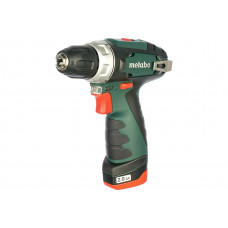 Аккумуляторная дрель Metabo PowerMaxx BS 12 В, 1х2.0, патрон, сумка 600079500