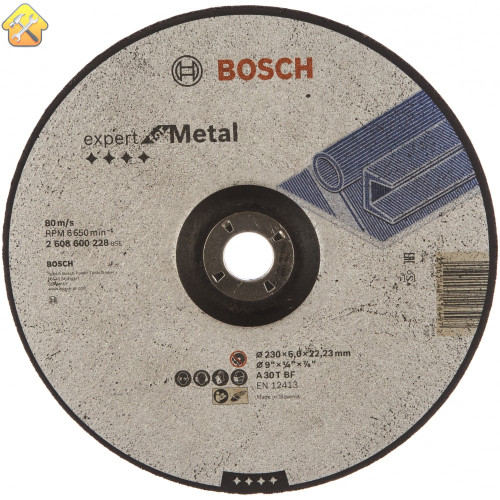 Шлифовальный диск по металлу Bosch 2.608.600.228