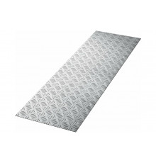 Алюминиевый рифленый лист ЗУБР квинтет, 300x1200x1.5 мм 53831