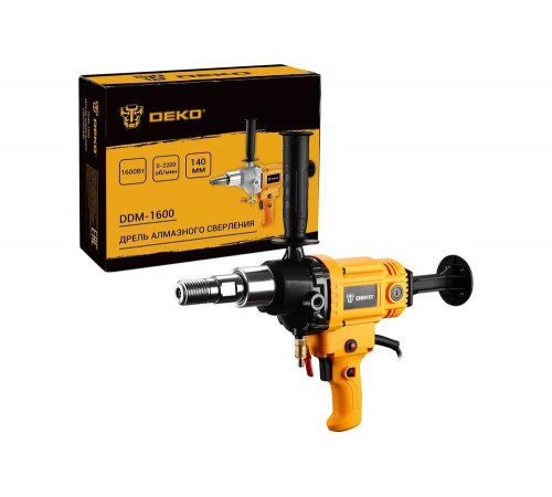 Дрель алмазного сверления DEKO DDM-1600, 1600 Вт, 140 мм 063-4434