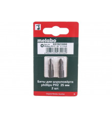 Биты Ph2 (25 мм, 2 шт.) Metabo 631521000