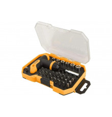 Реверсивная отвертка с набором бит TOLSEN 41 предмет Cr-V 20036