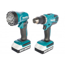 Аккумуляторная дрель-шуруповерт Makita DF457DWLE