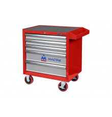 Красная инструментальная тележка (5 ящиков) МАСТАК 521-05581R