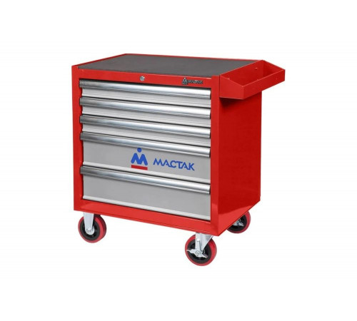 Красная инструментальная тележка (5 ящиков) МАСТАК 521-05581R