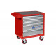 Красная инструментальная тележка (5 ящиков) МАСТАК 521-05581R