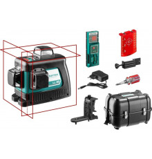 Лазерный нивелир KRAFTOOL LL-3D-4 360 градусов, 20м, 70м, детектор 34640-4