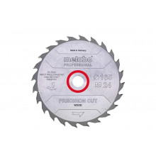 Диск пильный Precision Cut PROFESSIONAL (165x20 мм; 24Z) Metabo 628290000