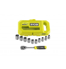 Набор из трещотки и торцевых головок Ryobi RHRS10PC 5132006067