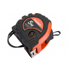 Рулетка, ширина ленты 19мм, ударопрочный корпус, обрезиненная, 5м PATRIOT MTP-5-01 350005006