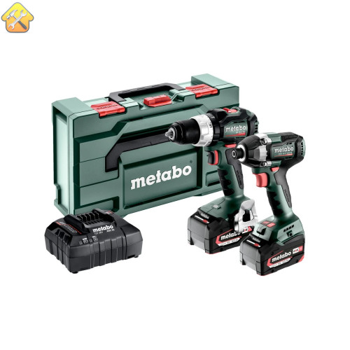 Аккумуляторная дрель + гайковерт Metabo COMBO SET 2.8.4 18V BSLTBL+SSD200LTBL 685196000