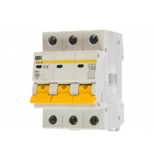 Автоматический 3-полюсный выключатель, 16А, С ВА47-29 4.5кА IEK MVA20-3-016-C