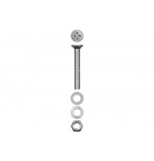 Винт ЗУБР DIN965 в комплекте с гайкой DIN934 10 шт 303456-06-030