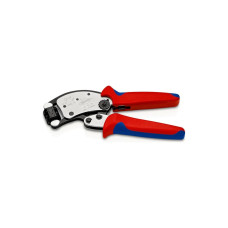 Пресс-клещи Knipex Twistor T для контактных гильз DIN 46228 1+4, обжим: квадрат, поворот 360, 0.14-10.0 мм, доступ с 2х сторон, длина 200 мм KN-975319