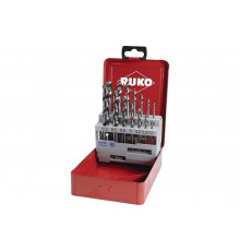 Набор машинно-ручных метчиков Ruko HSS M3-M12 +сверла из 14 шт. 245049