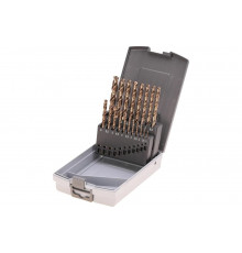 Набор сверл по металлу (19 шт; 1-10 мм; HSSE-Co5) Ruko 215214RO