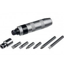 Ударно-поворотная отвертка ЗУБР Профессионал 8 предметов 2567