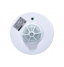 Детектор движения IEK ДД 024В 1100Вт угол. обз. 180-360 град. IP33 бел. LDD11-024B-1100-001