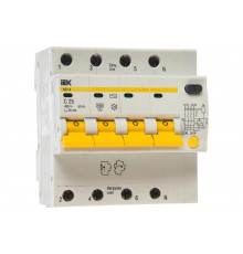 Дифавтомат АД-14 4п, 25А, "C", 30мА IEK MAD10-4-025-C-030