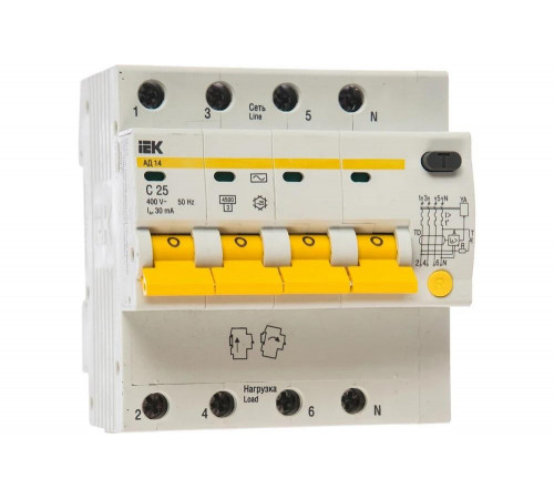 IEK АД-14 - надежный дифференциальный автомат