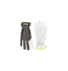 Кожаные садовые перчатки Ryobi размер М RAC810M 5132002994