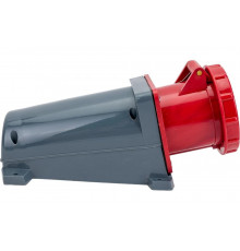 Розетка IEK 135, наружная установка, 63А, 3P+E+N, 380В, IP54, ИЭК PSR12-063-5