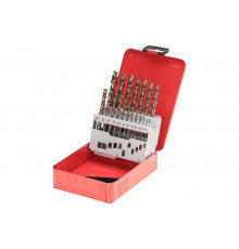 Набор сверл по металлу (19 шт; 1-10 мм; DIN 338 тип UNI; HSSE-Co5) 228214