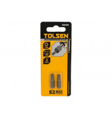 Набор вставок бит торцевых 1/4", Torx, T30, 25 мм, 2 шт TOLSEN TT20226