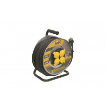 Удлинитель на металлической катушке с термозащитой 4х50м УК50 КГ3х1.5 IP44 IEK Professional WKP16-16-04-50-44 277742