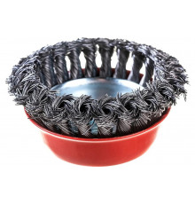 Щетка чашечная (100 мм; М14; витая 0.5 мм) для УШМ Elitech 1820.074500