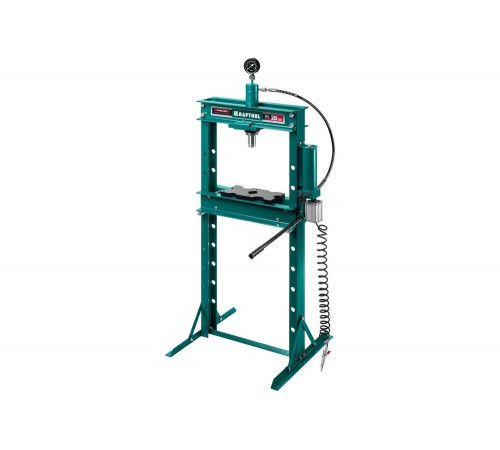 Гидравлический пресс KRAFTOOL PMD-20 с гидронасосом и пневмоприводом, 20 т 43473-20