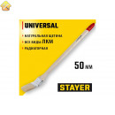 STAYER 50 мм, 2", щетина натуральная, деревянная ручка, кисть радиаторная UNIVERSAL 0112-50_z01