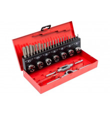 Набор метчиков и плашек Ruko M3-M12 мм HSS-G 31пр 245010