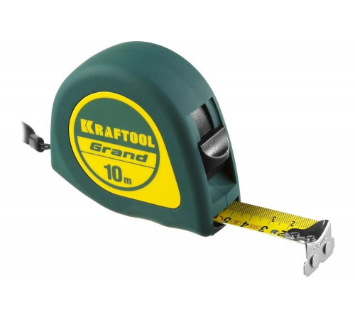 KRAFTOOL 10 м х 25 мм, рулетка GRAND 34022-10-25