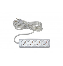 Бытовой удлинитель RUCELF 4 гнезда ПВС 2х1 RU-04-210-07S 00-00003145