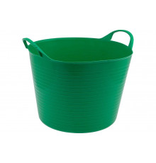 Гибкое сверхпрочное ведро СИБРТЕХ 40л, зеленое 67506
