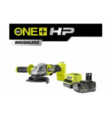 Бесщеточная углошлифмашина Ryobi ONE+ HP RAG18X-1C40S 5133005614