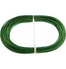 Металлополимерный трос СИБРТЕХ зеленый ПР-2,5, 47646