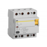 Дифференциальный выключатель IEK, УЗО, 4п, 32А, 100мА, ВД1-63, АС, ИЭК, MDV10-4-032-100