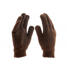 Трикотажные двойные перчатки Сибртех верблюжья и овечья шерсть, ПВХ покрытие 68635