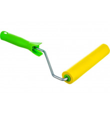 Прижимной резиновый валик с ручкой, 150 мм, D ручки - 6 мм СИБРТЕХ 81033