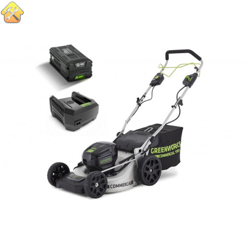 Аккумуляторная газонокосилка GREENWORKS GC82LM51SPK5 (2502607UB)