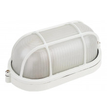 Светильник IEK НПП/НПБ, 1402, белый, овал, решетка, 60Вт, IP54, ИЭК LNPP0-1402-1-060-K01