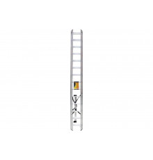 Трёхсекционная алюминиевая лестница Вихрь ЛА 3х14 73/5/1/29