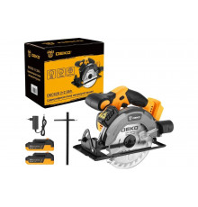 Циркулярная аккумуляторная пила DEKO DKCS20, 20В, 165мм, 2.2Ач 063-4210